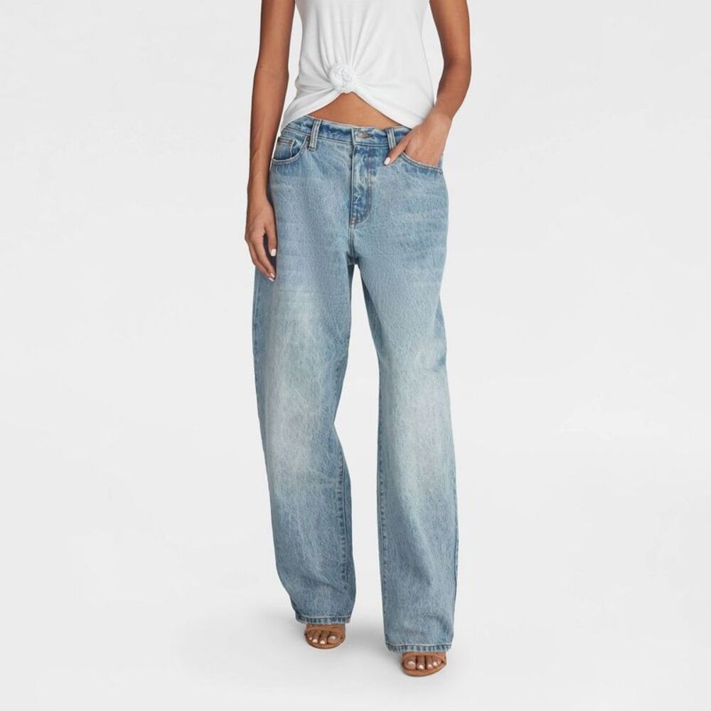 KBB by Kahlana -  Women's Mid-Rise Barrel Leg 'The Ka Indigo